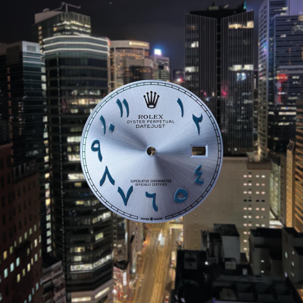 Custom Rolex Datejust 126334 Ice Blue Sunburst Dial with Arabic Numerals 41mm - Cal 3235