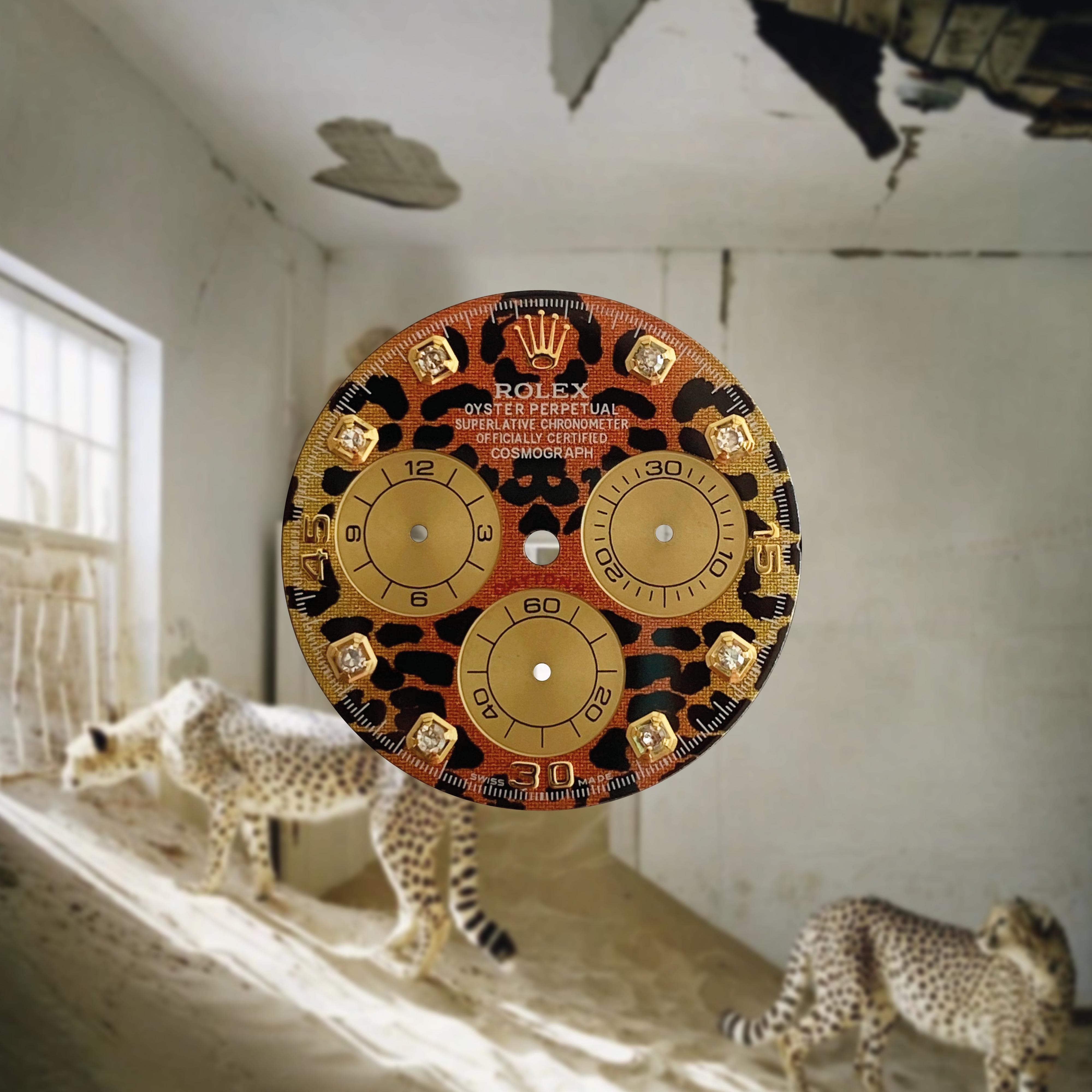 Custom Rolex Daytona 116598 SACO Leopard Dial 40mm - Cal 4130