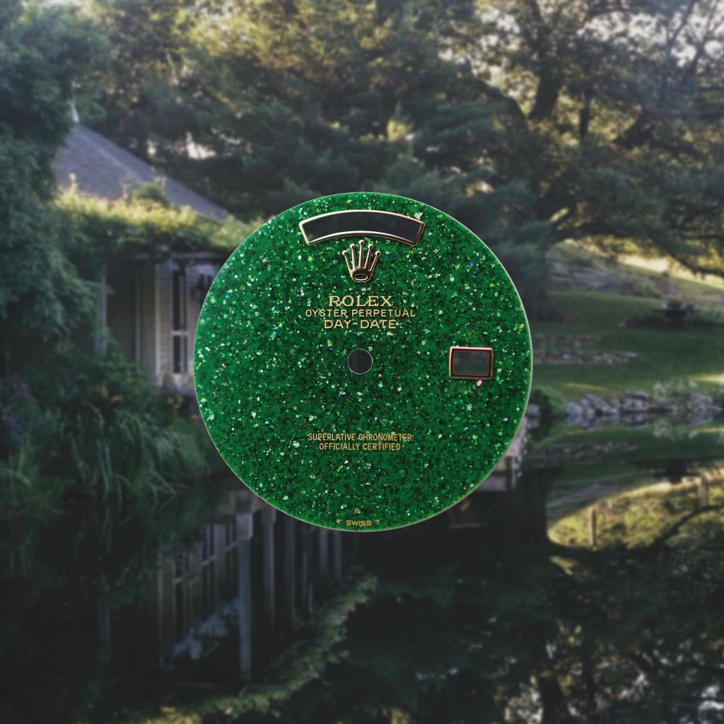 Custom Rolex Day-Date 118238 Green Aventurine Dial 36mm - Cal 3155