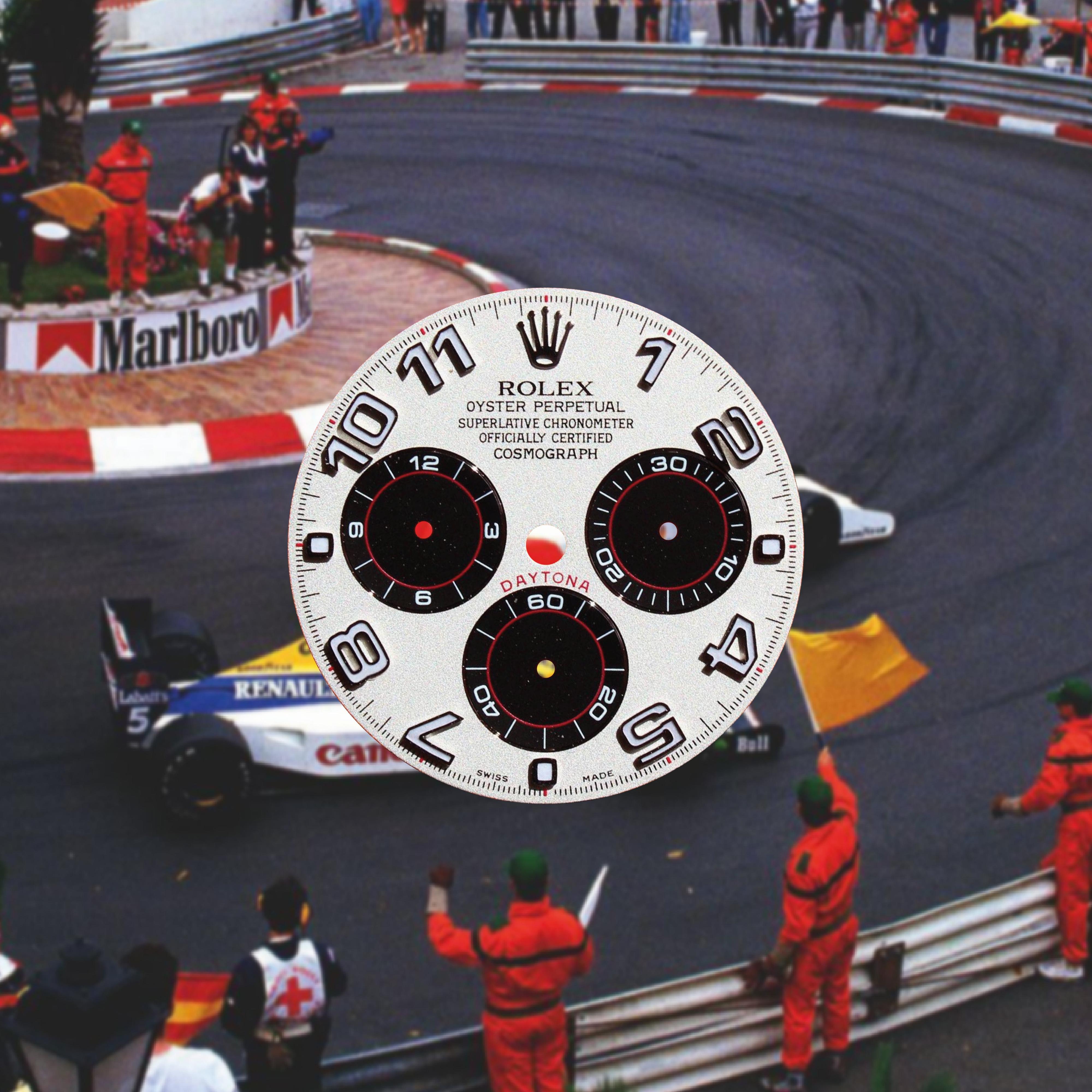 Custom Rolex Daytona 116509 Panda White Racing Dial 40mm - Cal 4130