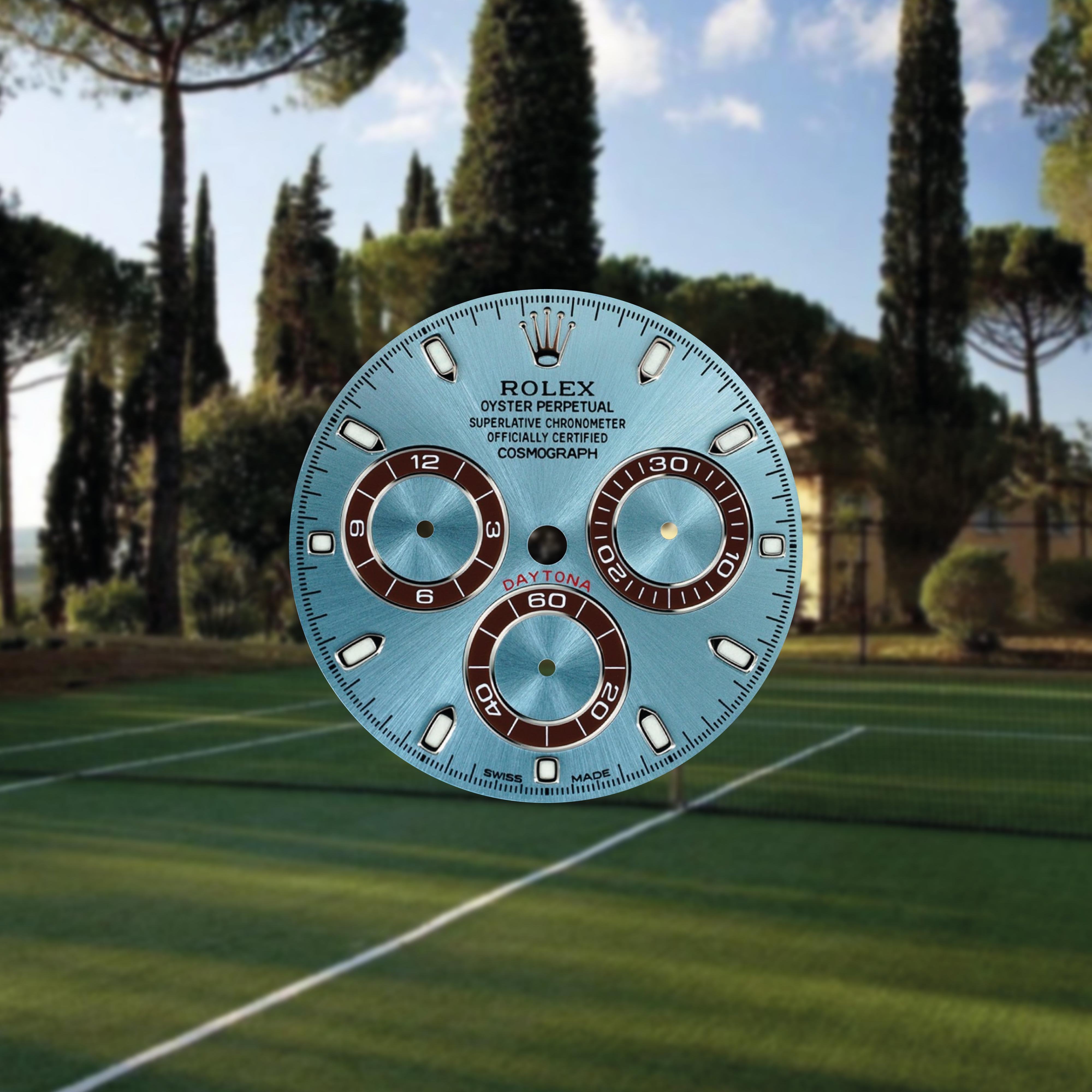 Custom Rolex Daytona 116506 Platinum Ice Blue Dial 40mm - Cal 4130