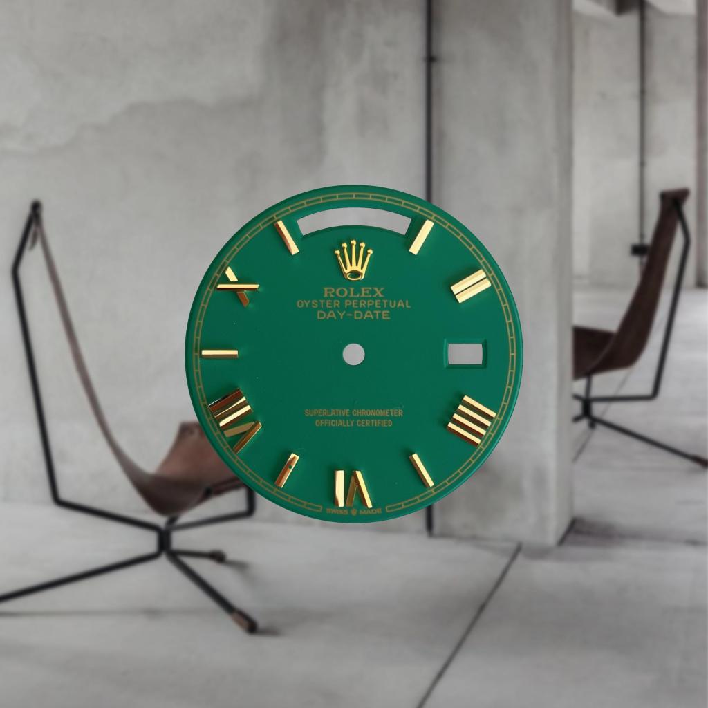 Custom Rolex Day-Date 228238 Green Matte Dial 40mm - Cal 3255