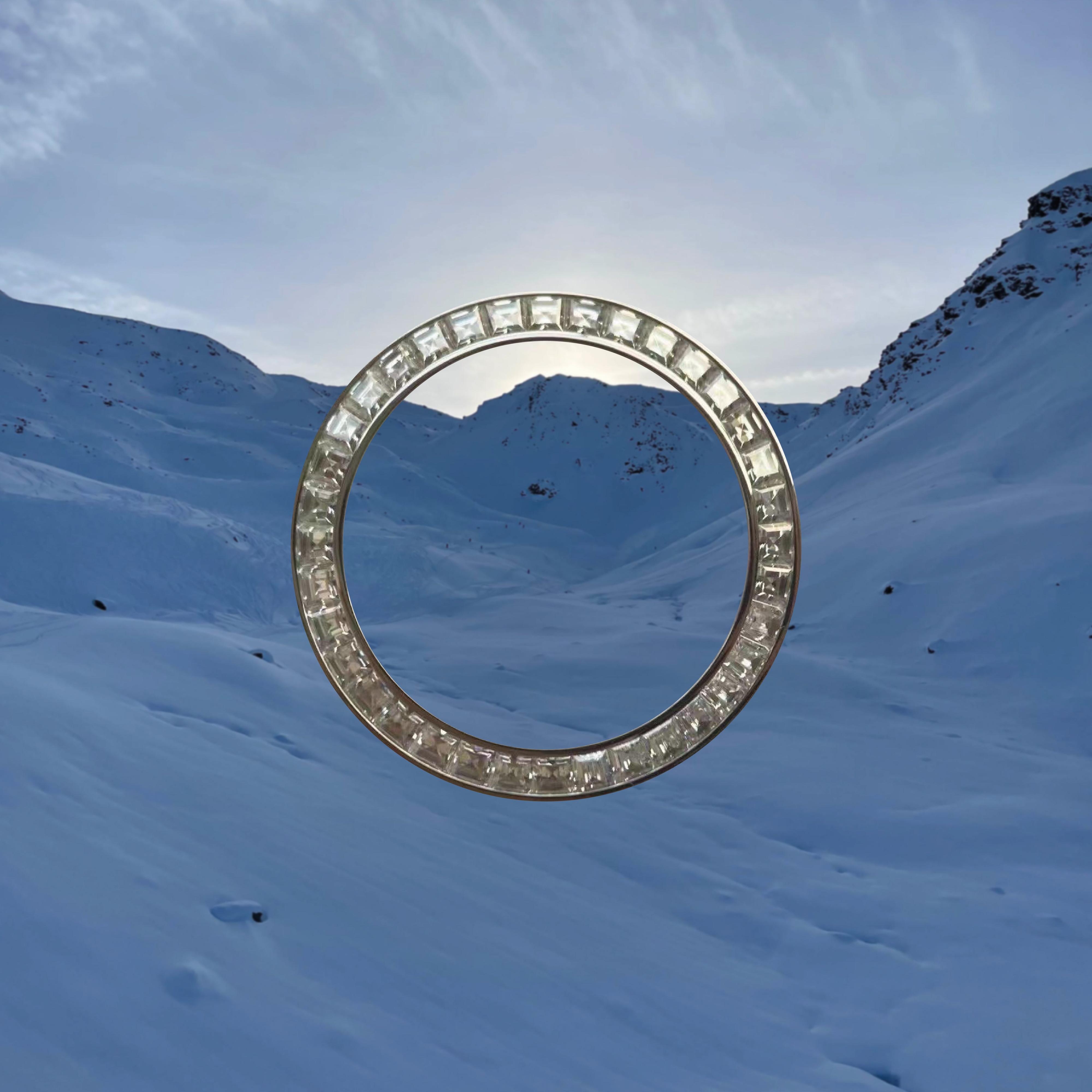 Custom Rolex Daytona 116506 Moissanite Bezel