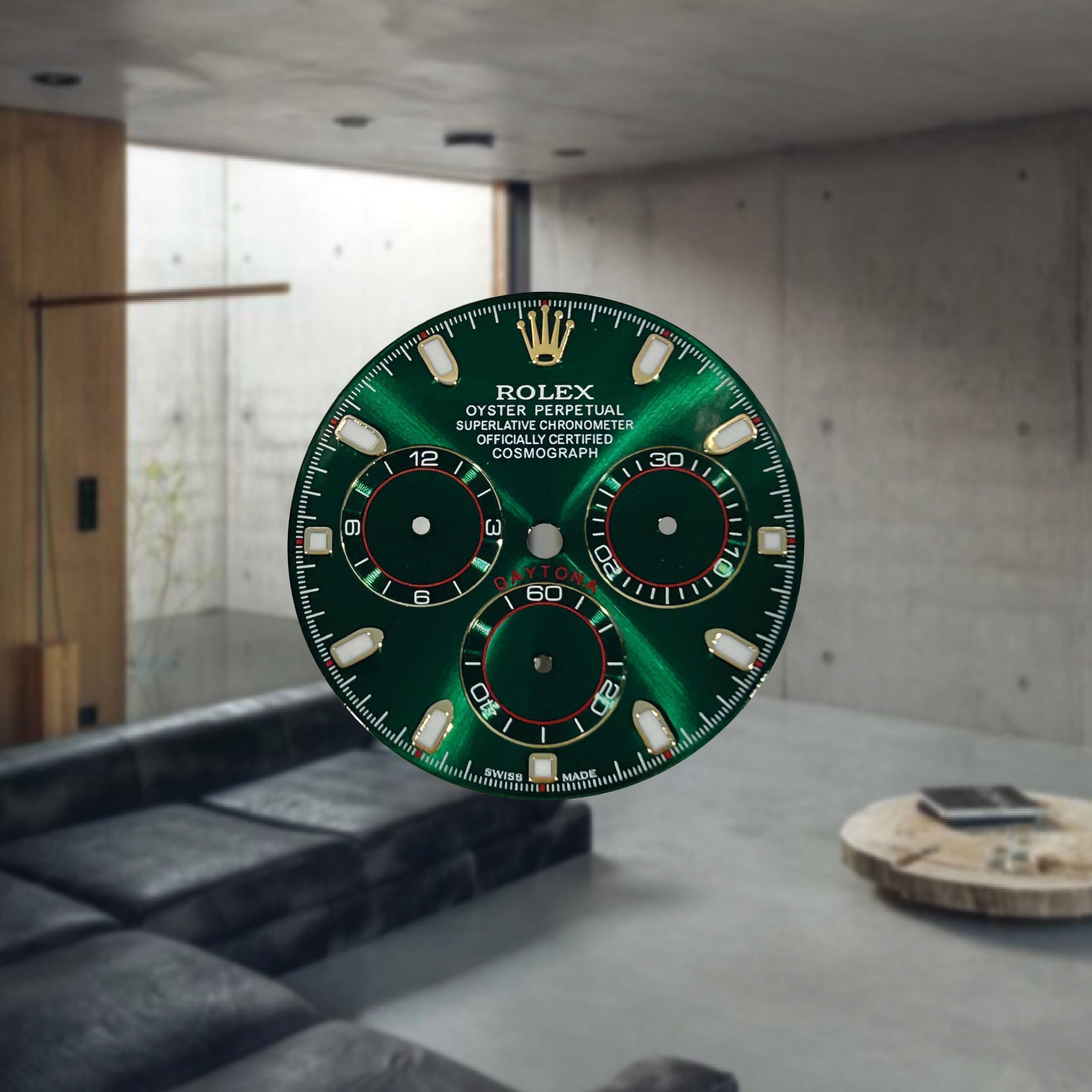 Custom Rolex Daytona 116508 &quot;John Mayer&quot; Green Dial 40mm - Cal 4130