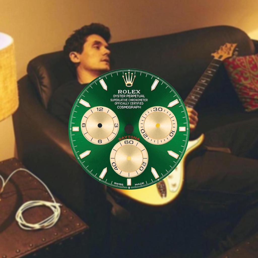 Custom Rolex Daytona 126508 &quot;John Mayer&quot; Green 2025 Dial 40mm - Cal 4131